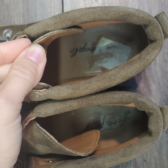 Free People Women Durango Moto Platform Combat Ankle shoes boot sz 41/11 - Picture 14 of 16